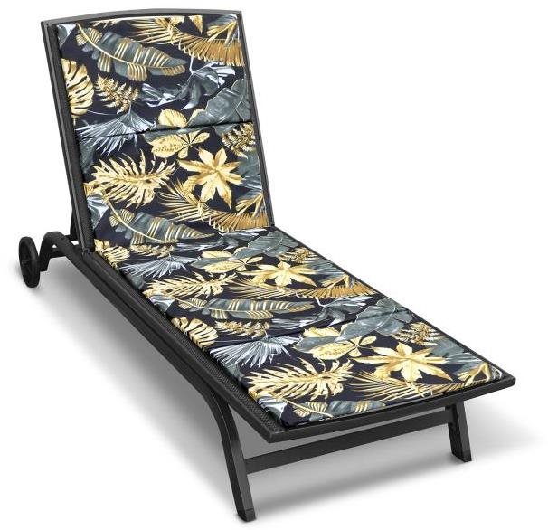 BELLATEX Polstr na lehátko - 55 × 195 cm monstera