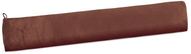 BELLATEX Polštář - těsnící válec LIN, 15 × 85 cm, hnědý