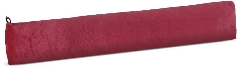 BELLATEX Polštář - těsnící válec LIN, 15 × 85 cm, červený