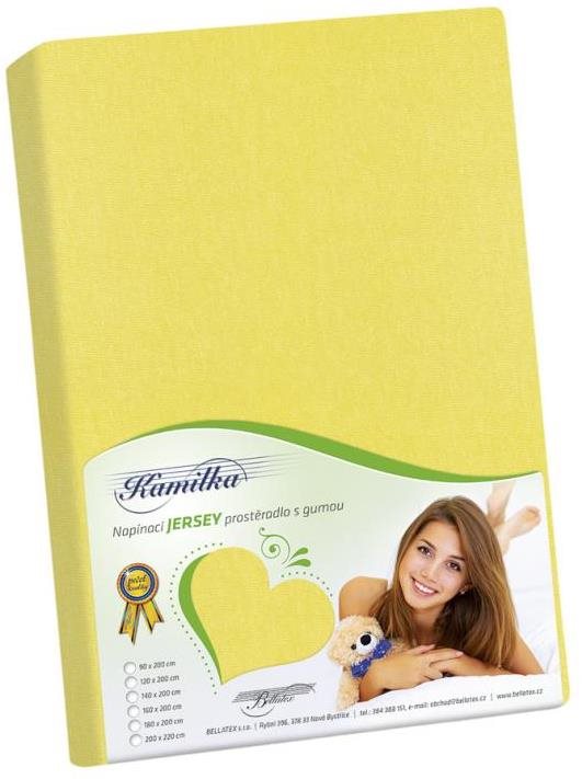 BELLATEX Jersey 180 × 200 cm, žluté