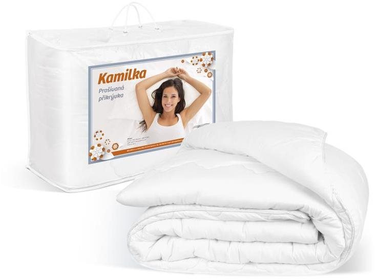 Bellatex Kamilka STANDARD 1100 g - celoroční peřina - 140 × 200 cm - bílá