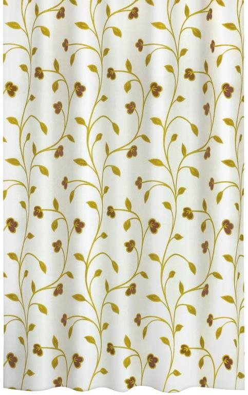 Bellatex Koupelnové závěsy - 180 × 200 cm - béžové rostliny