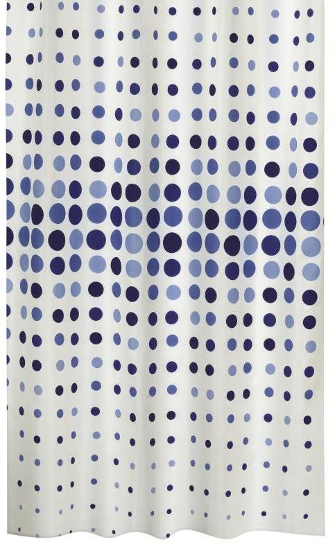 Bellatex Koupelnové závěsy - 180 × 200 cm - modré tečky