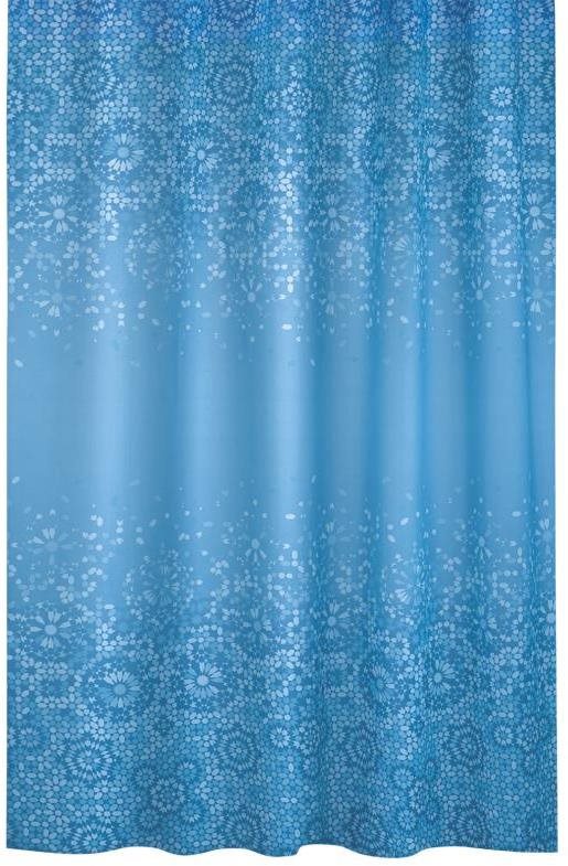 Bellatex Koupelnové závěsy - 180 × 200 cm - modrá mozaika