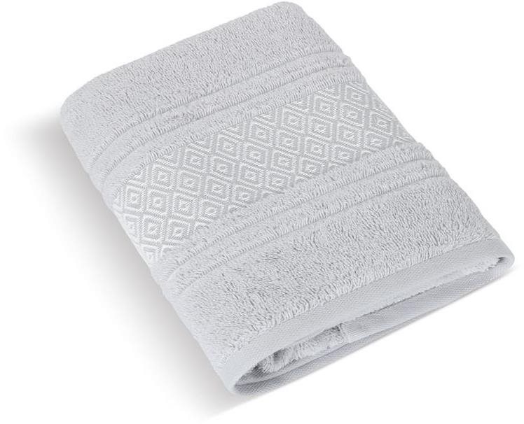 Bellatex Froté Mozaika - Ručník 123/042 - 50 × 100 cm - světle šedá