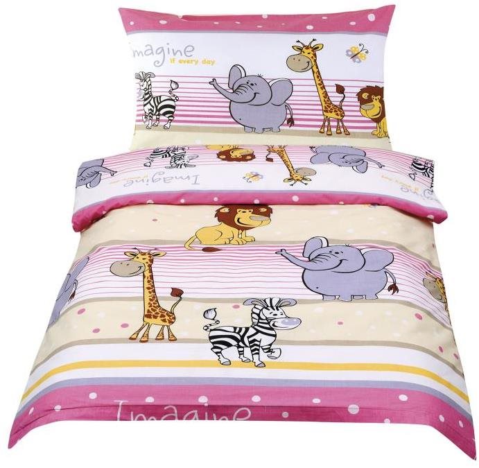 Bellatex Beáta - 100 × 135, 45 × 60 cm - safari růžové