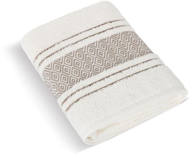 Bellatex Froté Mozaika - Osuška 124/008 - 70 × 140 cm - krémová