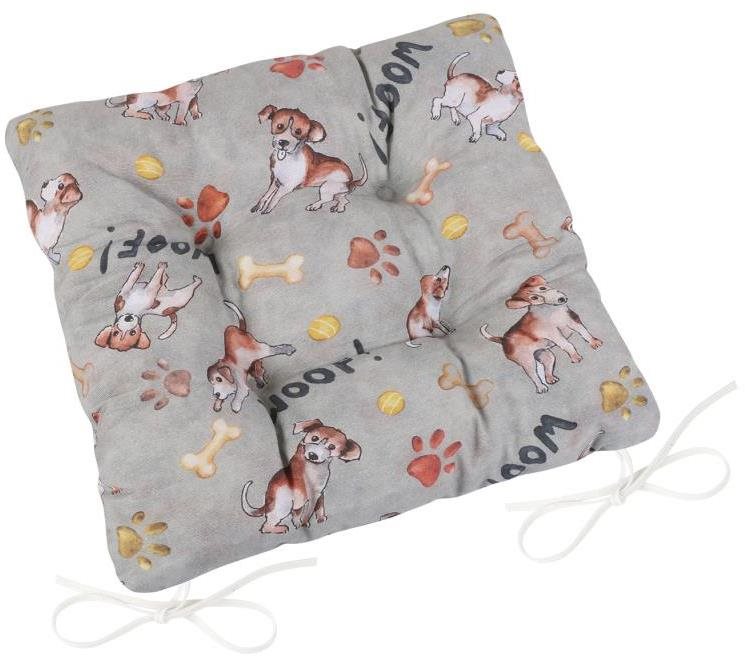 Bellatex EMA prošívaný - 40 × 40 cm, prošívaný - pejsek