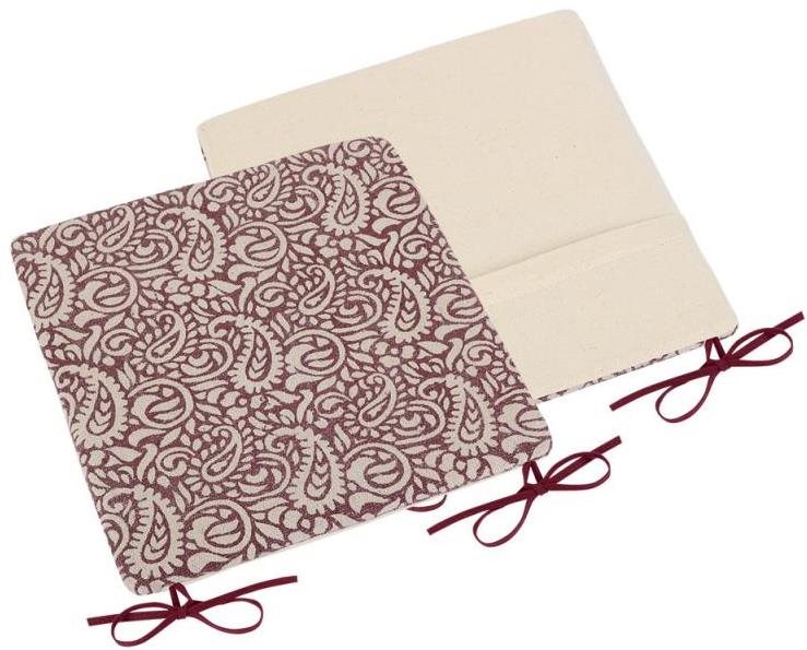 Bellatex Paula hladký - 38 × 38 cm - bordo kašmír