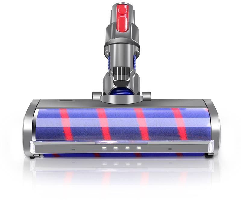 BMK kompatibilní rotační hubice Fluffy s LED světlem pro vysavače Dyson V7 V8 V10 V11 V15