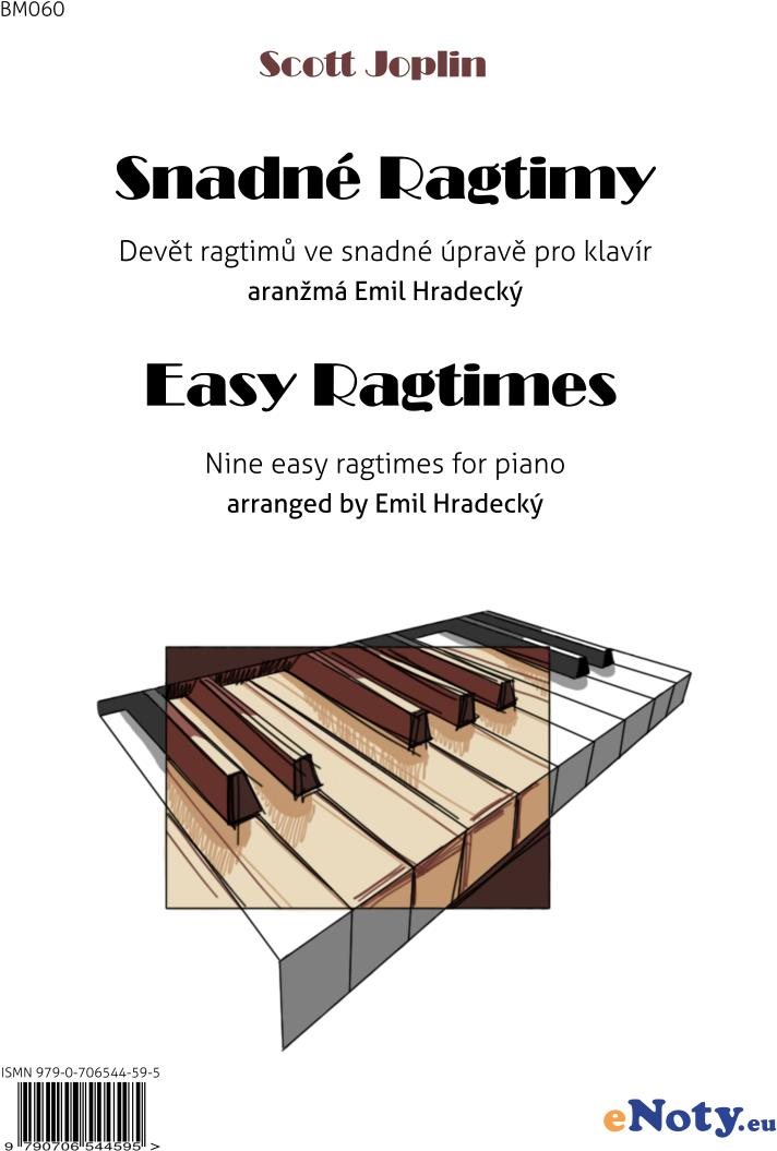 Scott Joplin: Snadné ragtimy  / 9 ragtimů ve snadné úpravě pro klavír