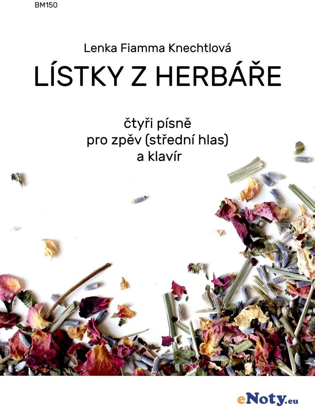 Lístky z herbáře / zpěv a klavír
