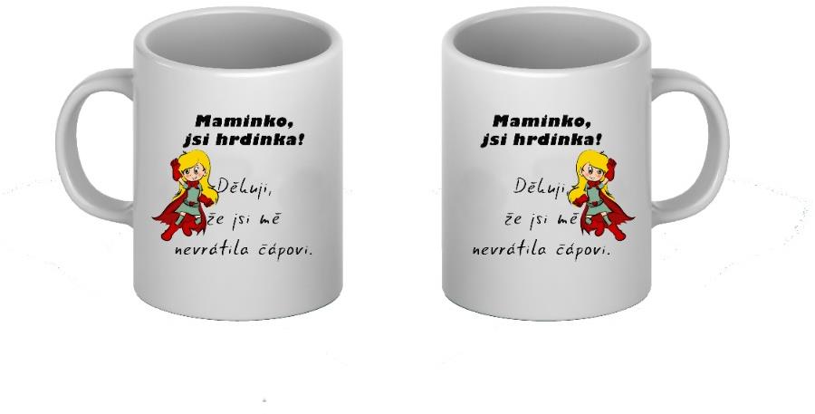 Banalita Hrnek pro maminku - Maminko jsi hrdinka! - 330 ml