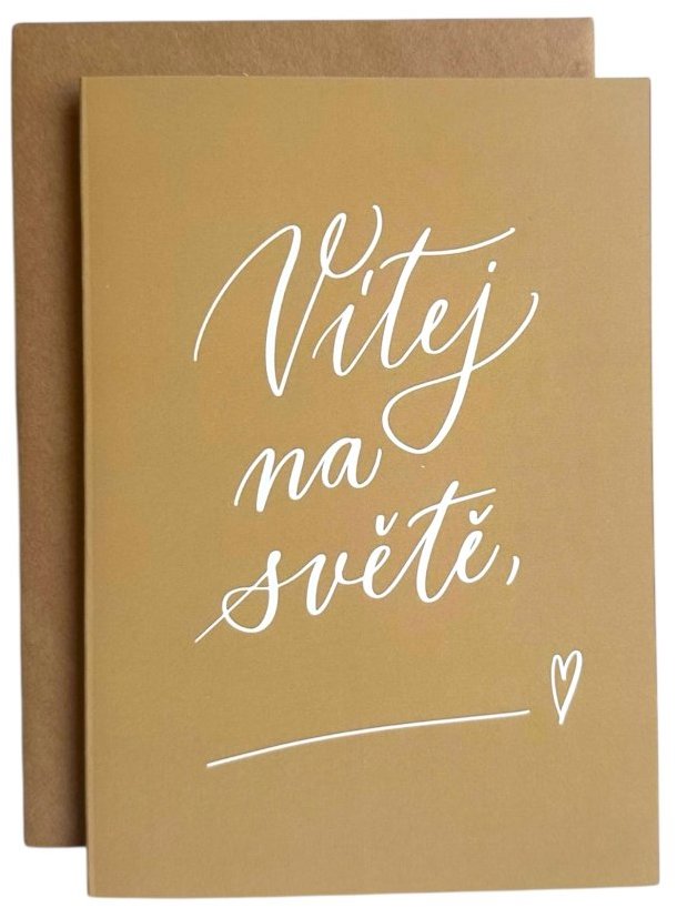 BE NICE EKO přání Vítej na světě