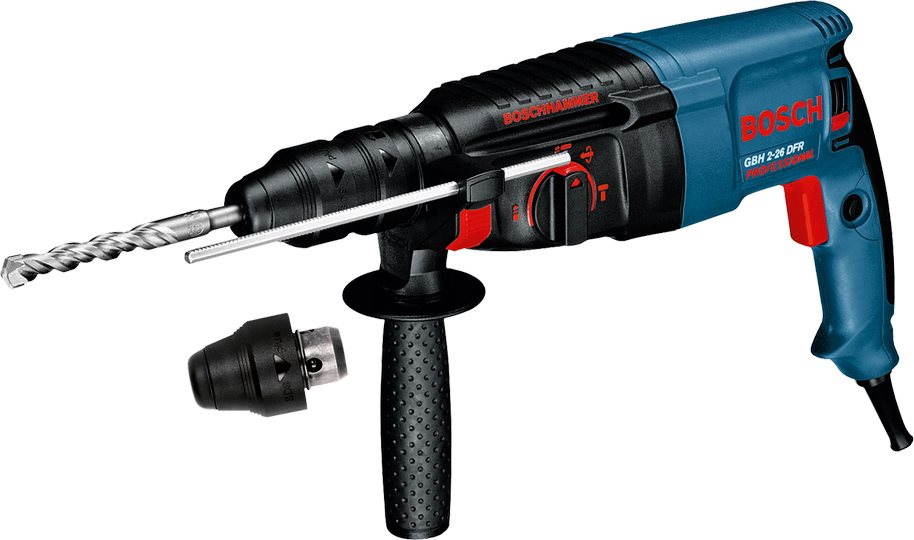 BOSCH Professional Kombinované vrtací kladivo elektrické GBH 2-26 DFR, kufr 0.611.254.768