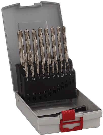 BOSCH Set Vrták na kov, HSS-G, 1-10mm, 19ks 2.608.587.013