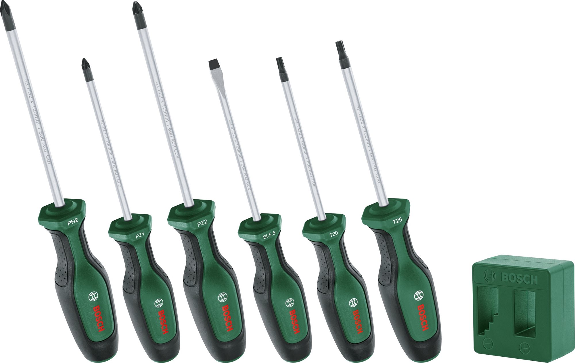 BOSCH Sada šroubováků s magnetizérem 6 kusů 1.600.A02.W7L