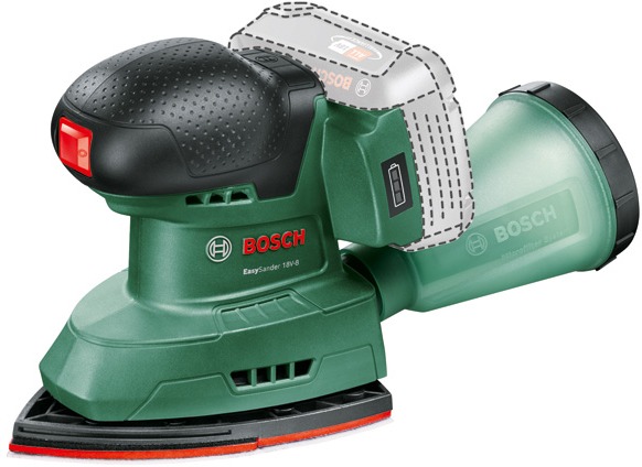 BOSCH Vibrační bruska AKU EasySander 18V-8 0.603.3E3.000 (bez AKU)