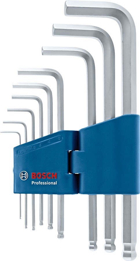 BOSCH Professional Sada klíčů Hex 1.600.A01.TH5