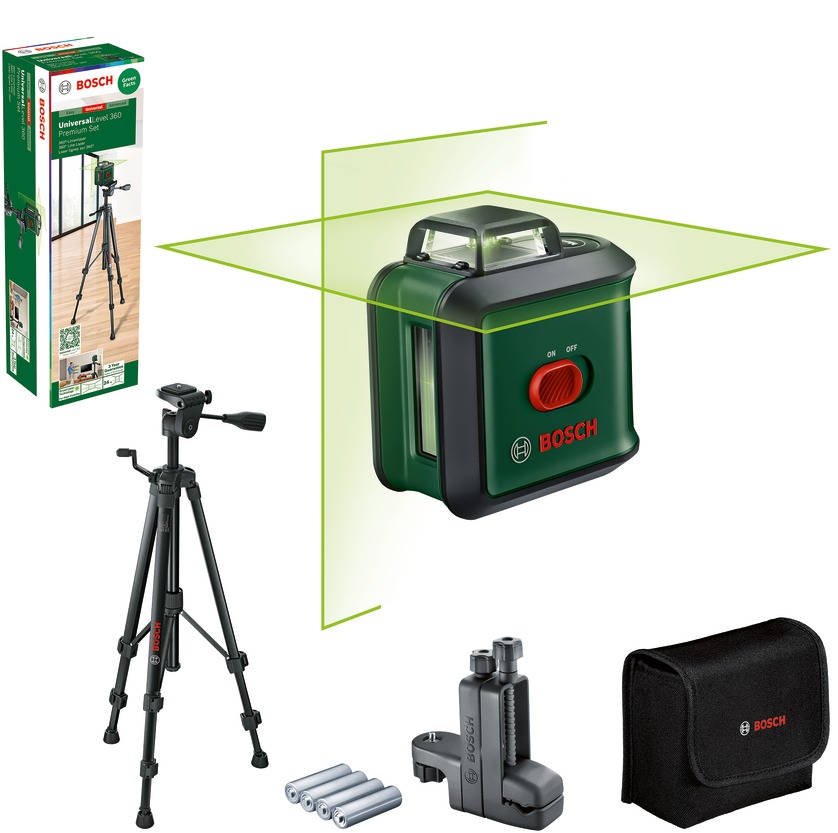 BOSCH Křížový laser samonivelační UniversalLevel 360 premium 0.603.663.E07 (4 X AA)