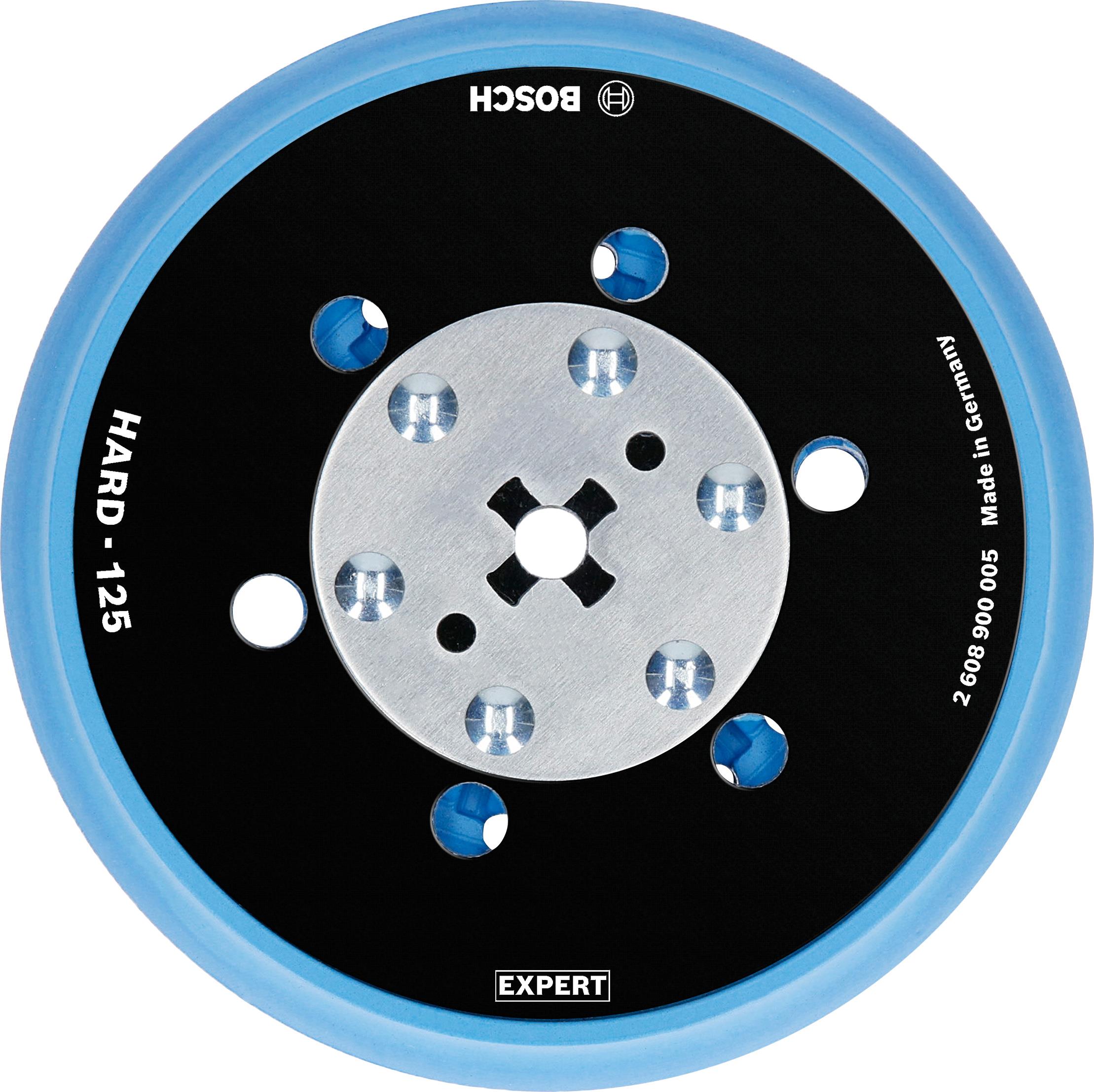 BOSCH Podložné brusné talíře EXPERT univerzální multiděrované 125 mm, tvrdé 2.608.900.005