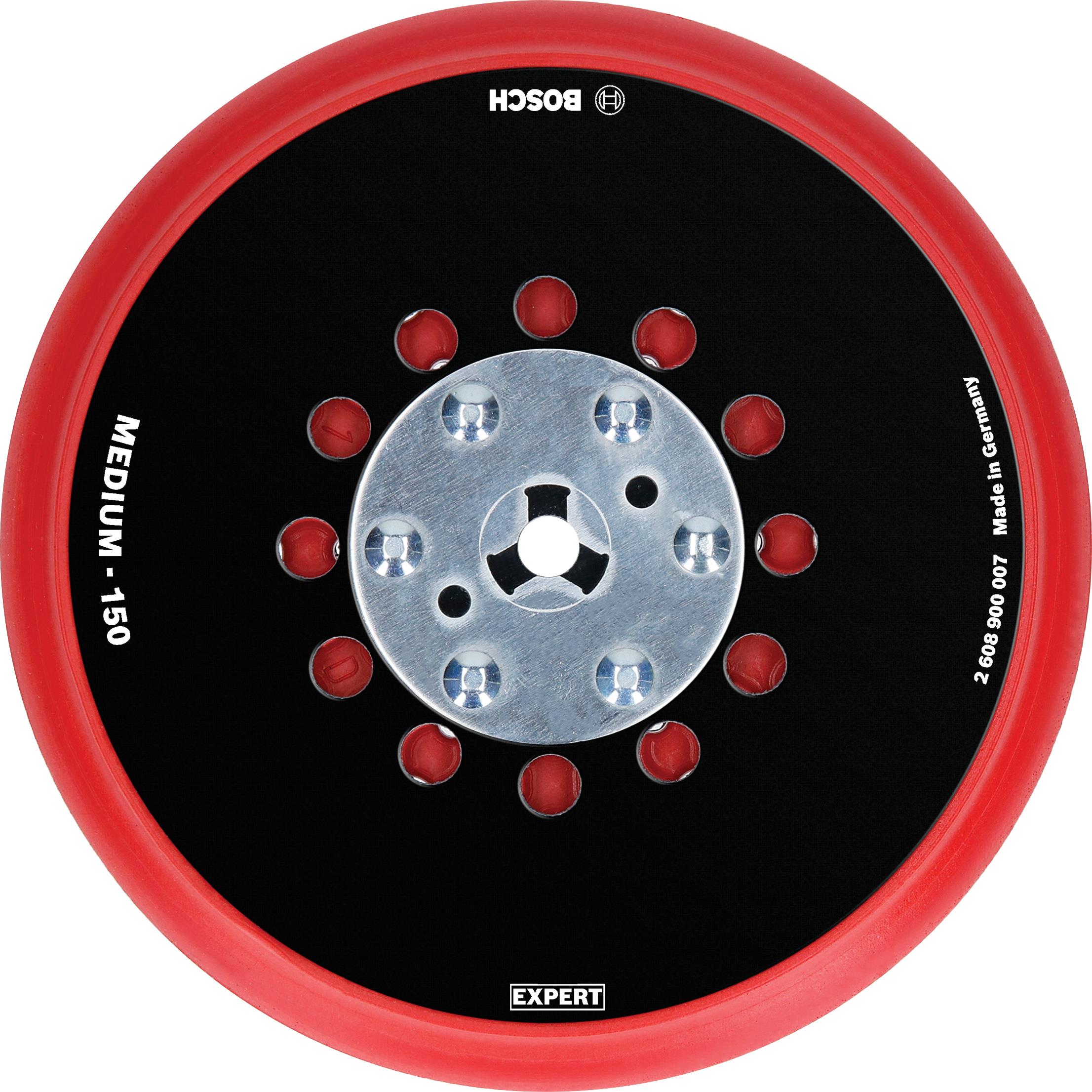 BOSCH Podložné brusné talíře EXPERT univerzální multiděrované 150 mm, střední 2.608.900.007