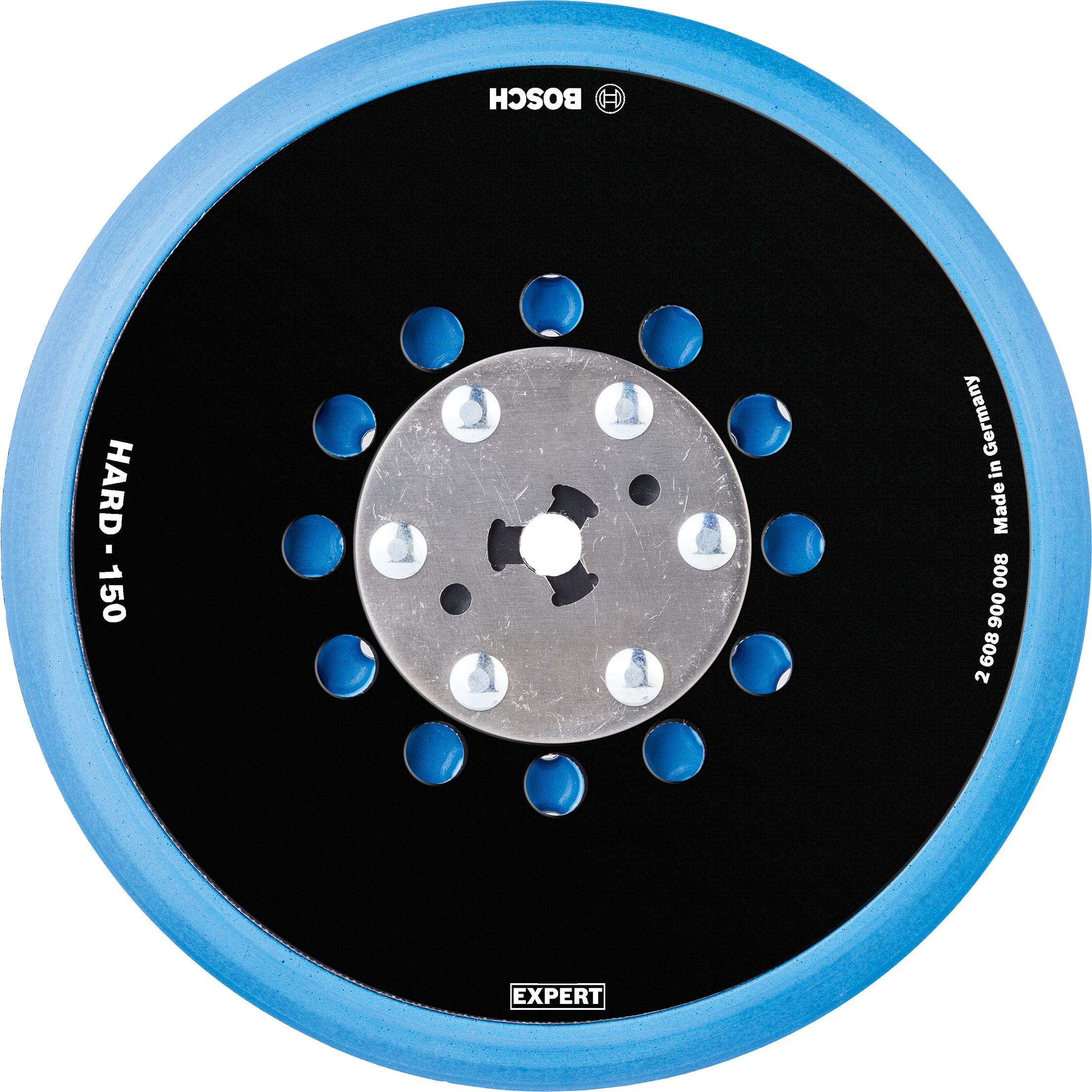 BOSCH Podložné brusné talíře EXPERT univerzální multiděrované 150 mm, tvrdé 2.608.900.008