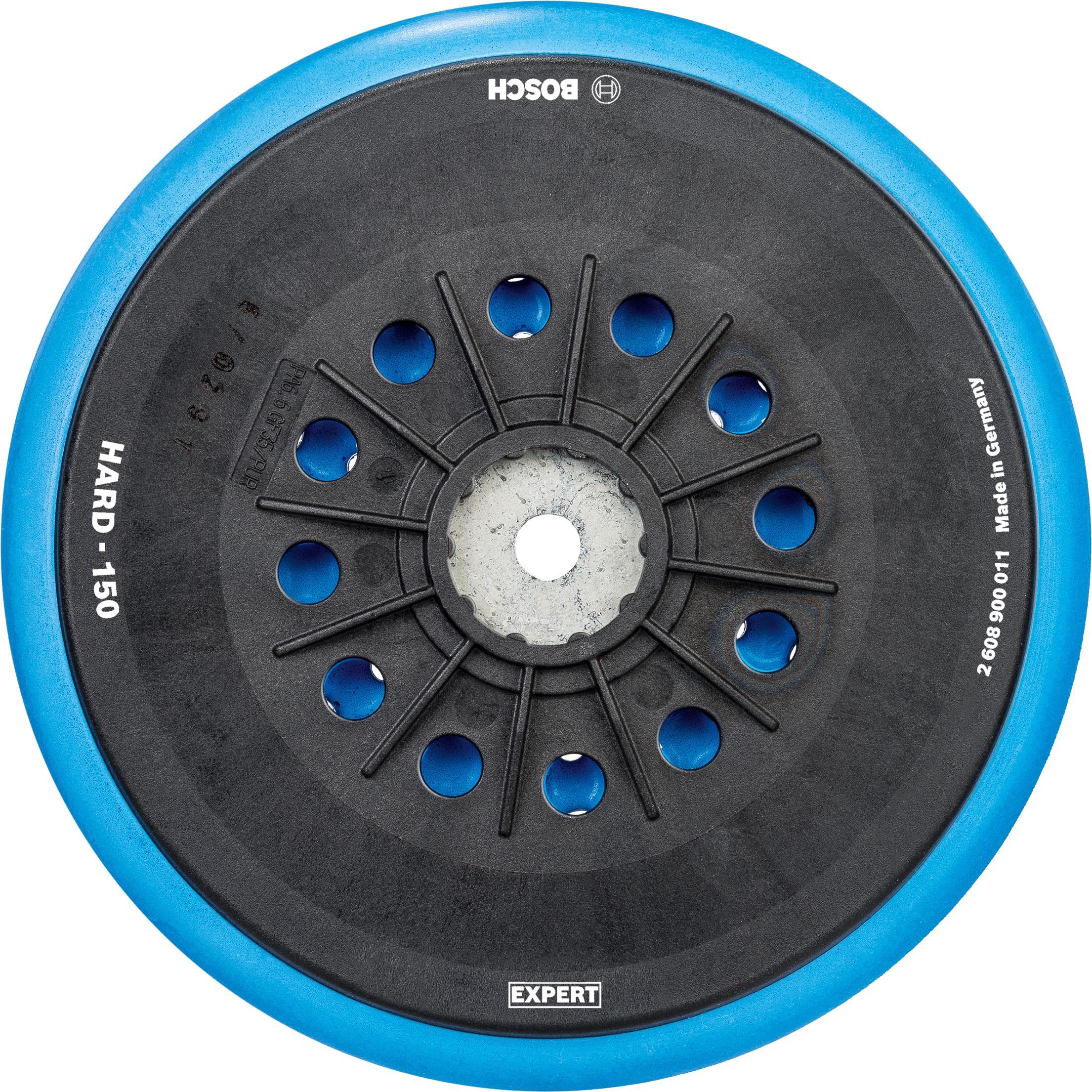 BOSCH Podložné brusné talíře EXPERT univerzální multiděrované 150 mm, tvrdé 2.608.900.011