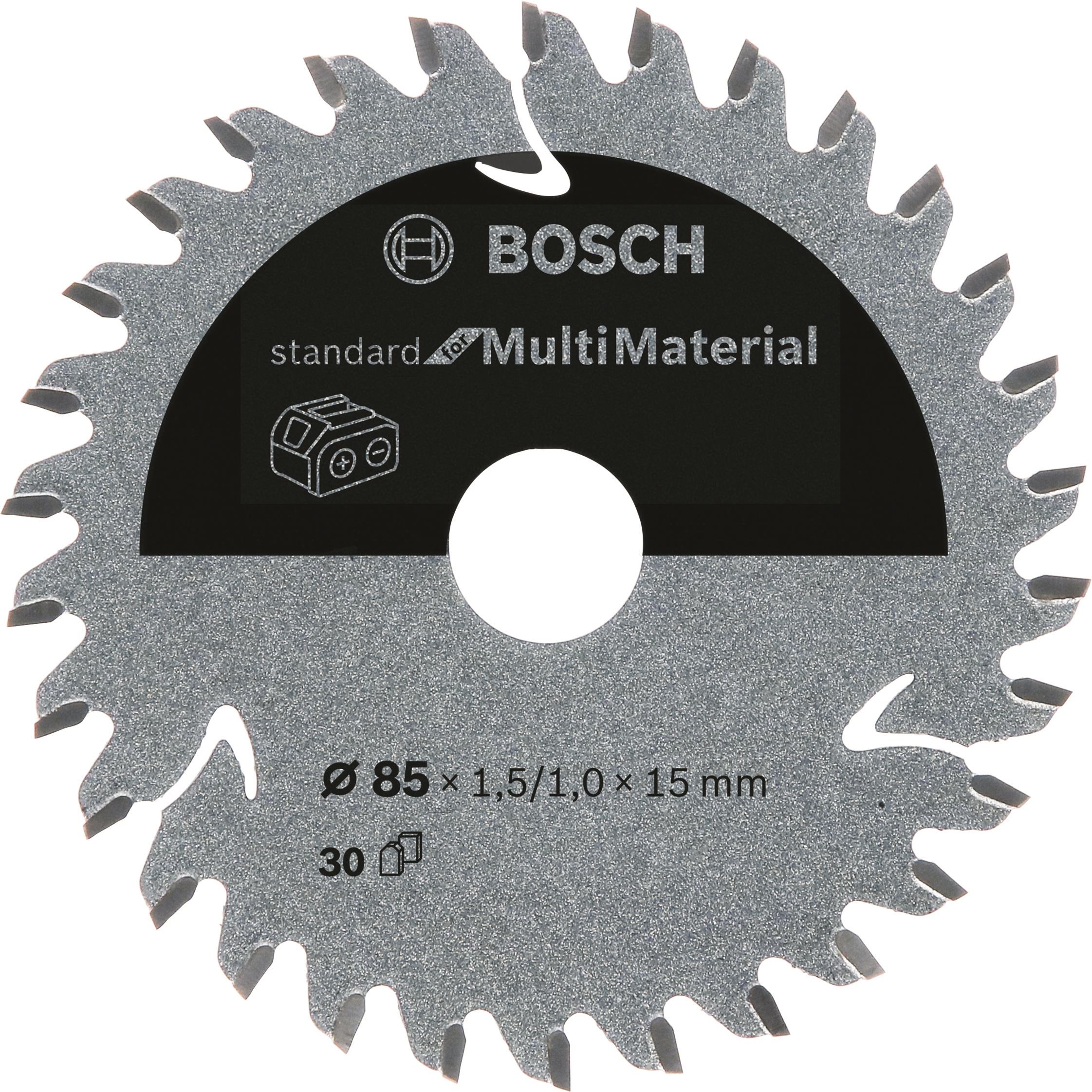BOSCH Pilový kotouč Standard for Multi Material pro aku pily 85 × 1,5/1 × 15 T30 2.608.837.752