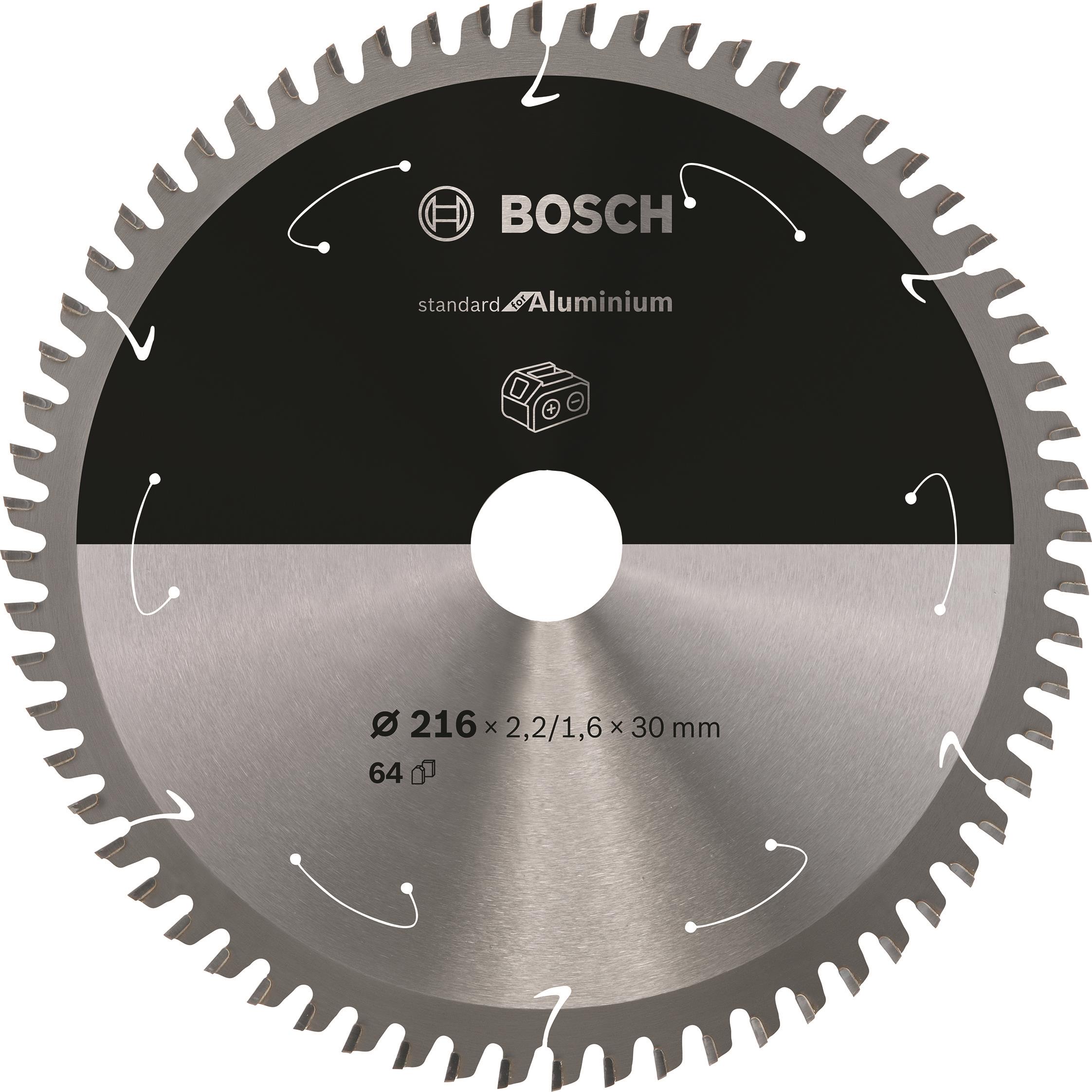 BOSCH Standard for Aluminium pro akumulátorové pily 216 × 2,2/1,6 × 30 T64 2.608.837.776