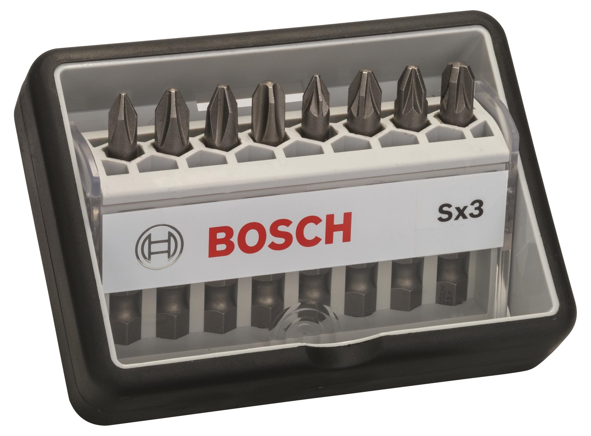 BOSCH Sada šroubovacích bitů Robust Line, Sx PH/PZ, verze Extra Hard, 8 kusů 2.607.002.558