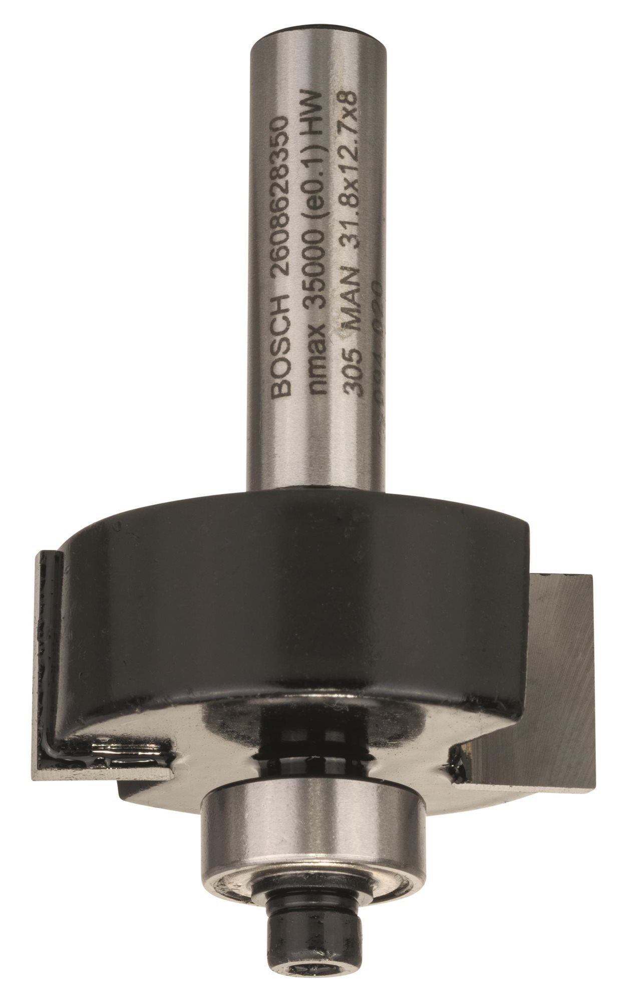 BOSCH Falcovací stopková fréza, 8 mm, B 9,5 mm, D 31,8 mm, L 12,5 mm, G 54 mm 2.608.628.350