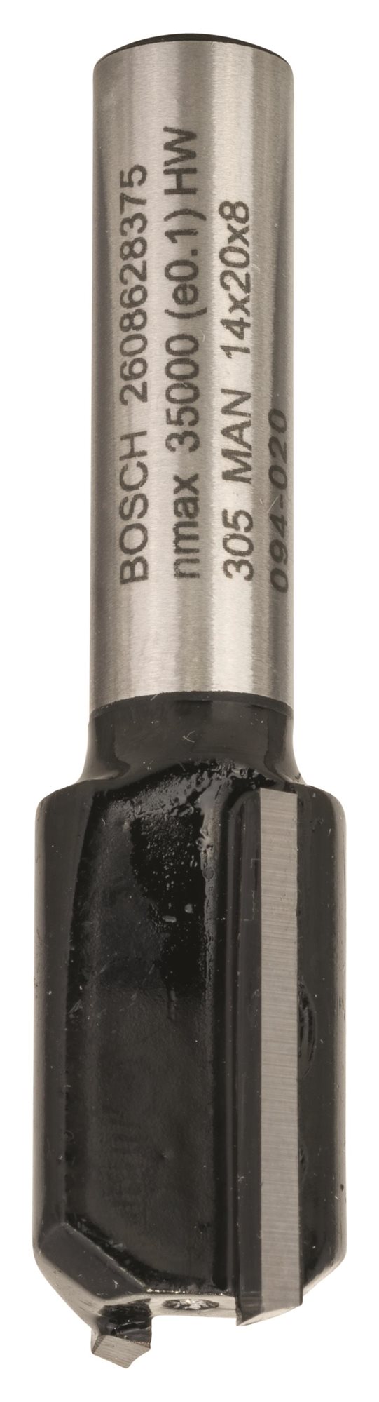 BOSCH Drážkovací fréza, 8 mm, D1 14 mm, L 19,6 mm, G 51 mm 2.608.628.375