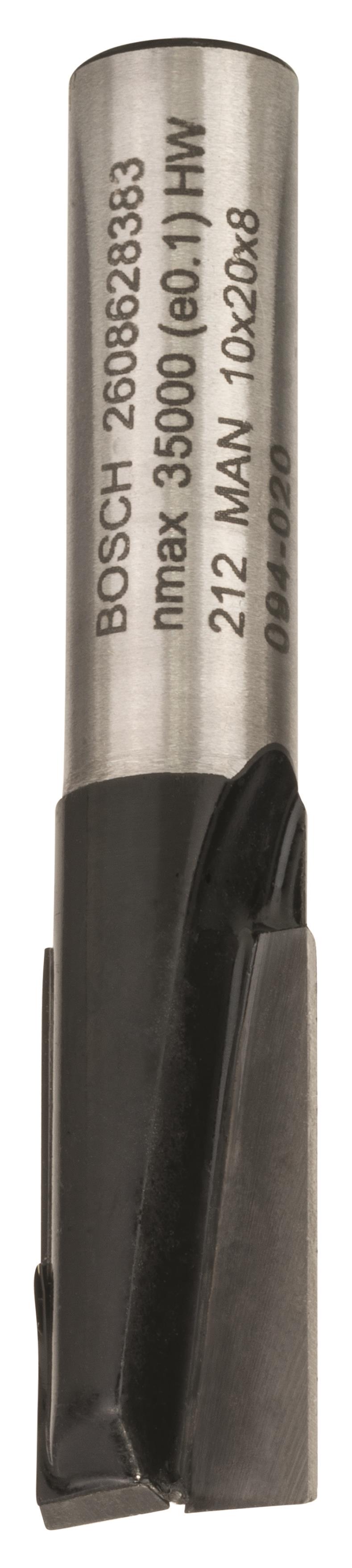 BOSCH Drážkovací fréza, 8 mm, D1 10 mm, L 19,6 mm, G 51 mm 2.608.628.383