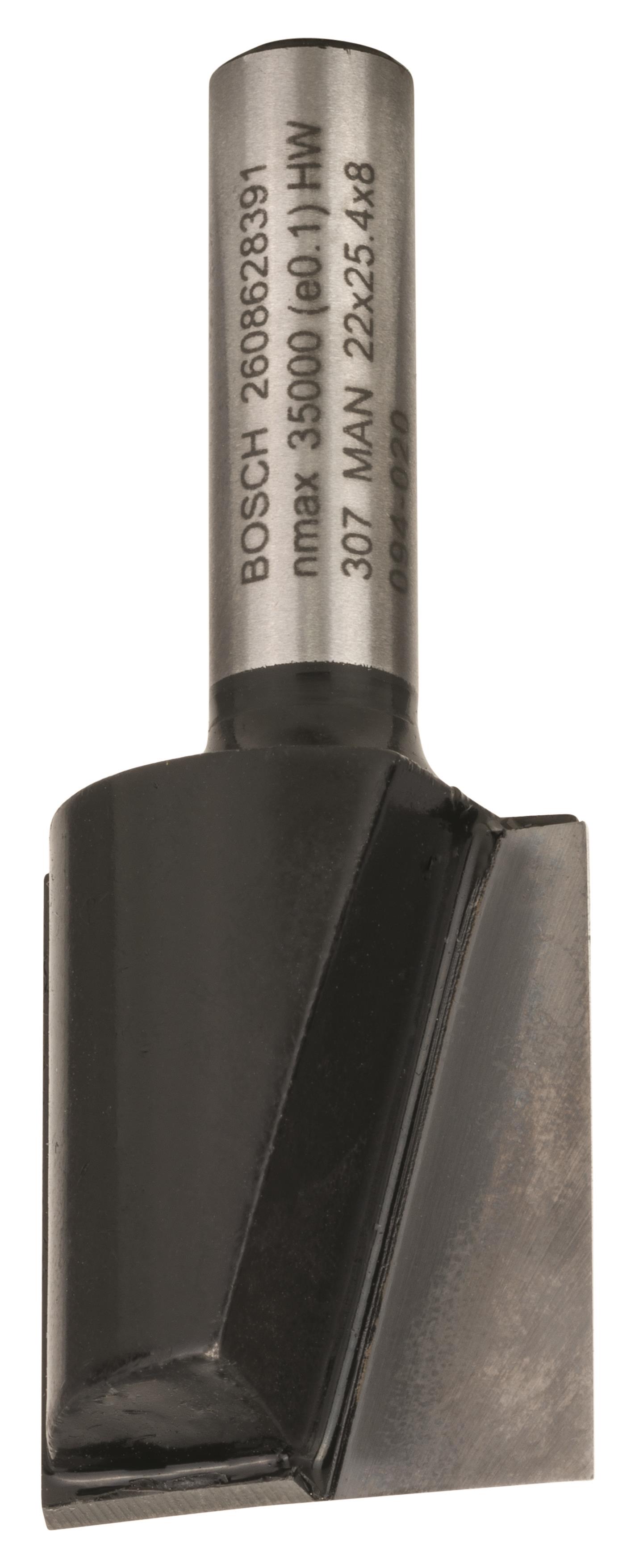 BOSCH Drážkovací fréza, 8 mm, D1 22 mm, L 25 mm, G 56 mm 2.608.628.391