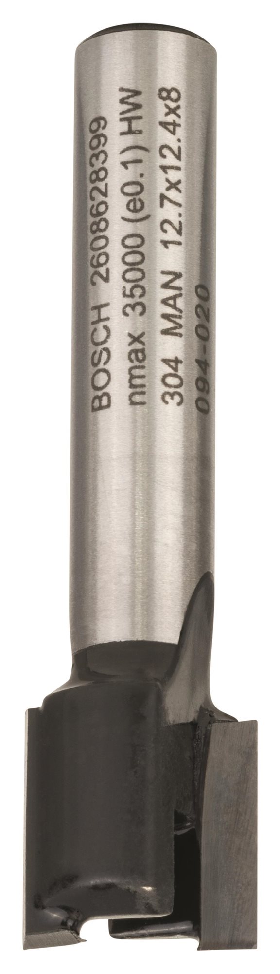 BOSCH Drážkovací fréza na drážky pantů, 8 mm, D1 12,7 mm, L 12,7 mm, G 50,8 mm 2.608.628.399