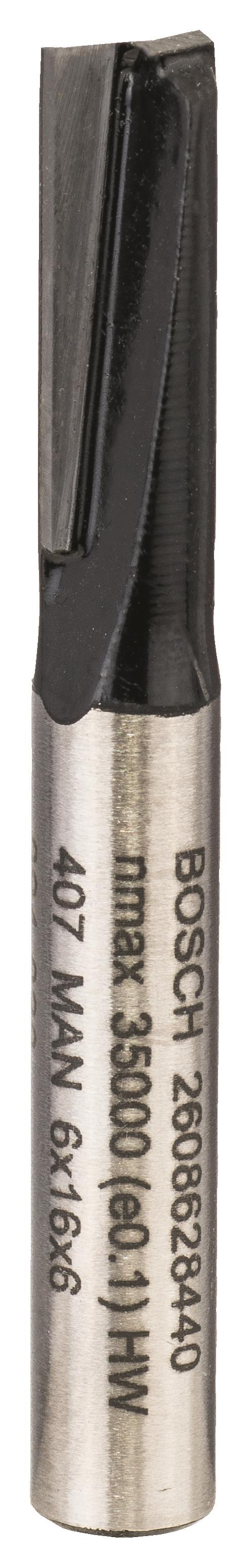 BOSCH Drážkovací fréza, 6 mm, D1 6 mm, L 15,6 mm, G 48 mm 2.608.628.440