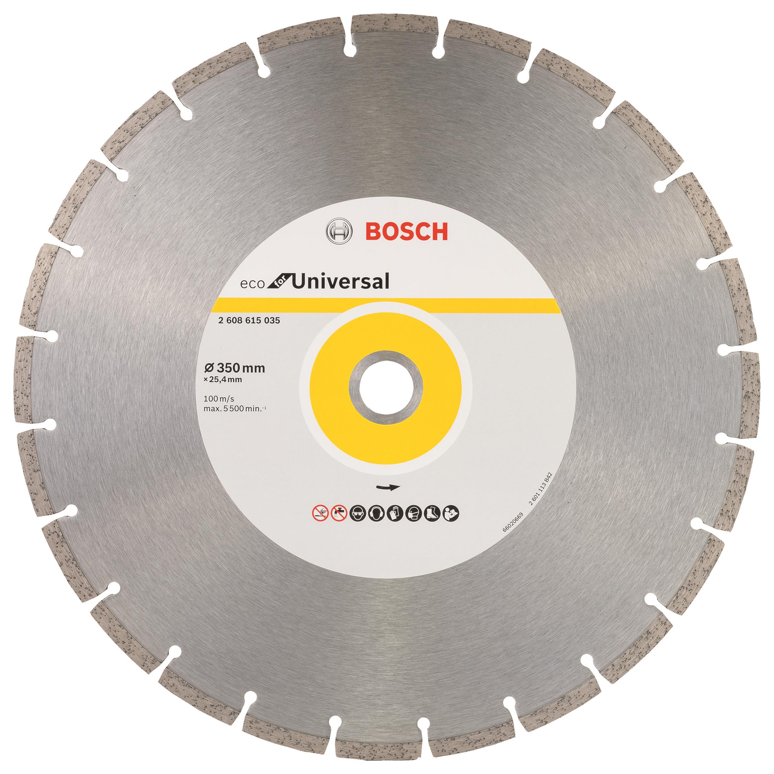 BOSCH Diamantový dělicí kotouč ECO For Universal 350 × 25,4 × 3,2 × 8 mm 2.608.615.035