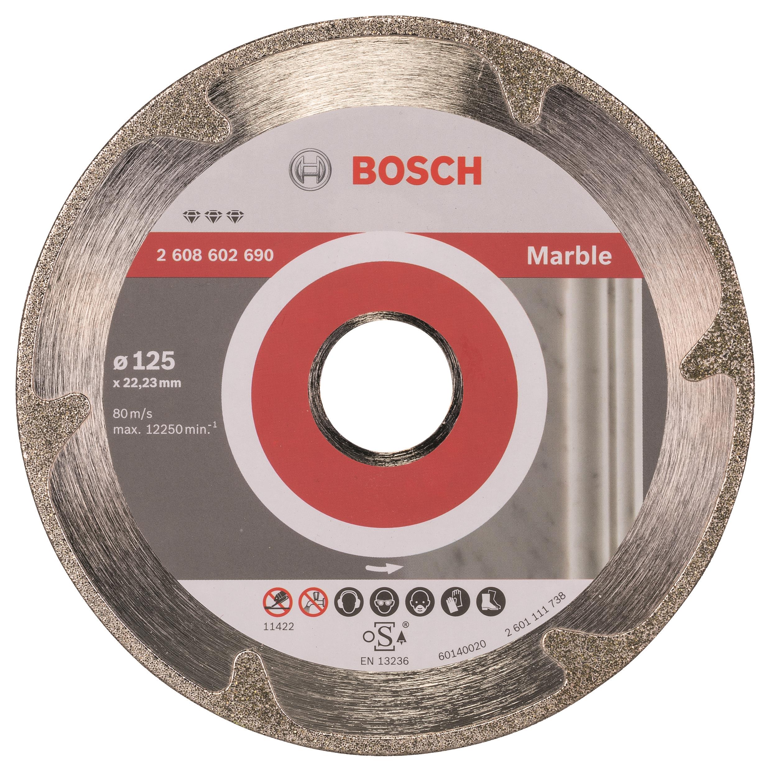 BOSCH Diamantový dělicí kotouč Best for Marble 125 x 22,23 x 2,2 x 3 mm 2.608.602.690