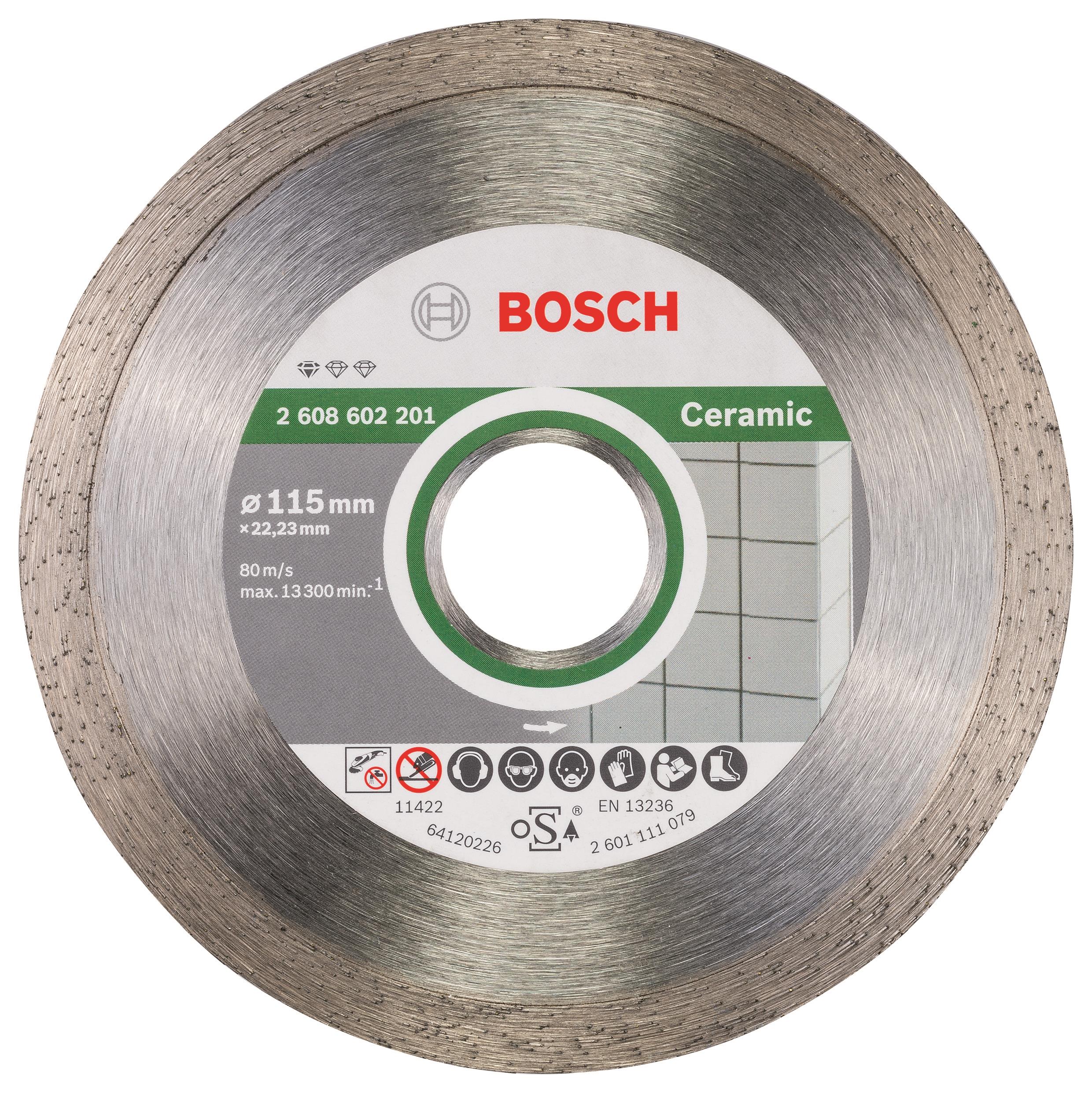 BOSCH Diamantový dělicí kotouč Standard for Ceramic 115 x 22,23 x 1,6 x 7 mm 2.608.603.231