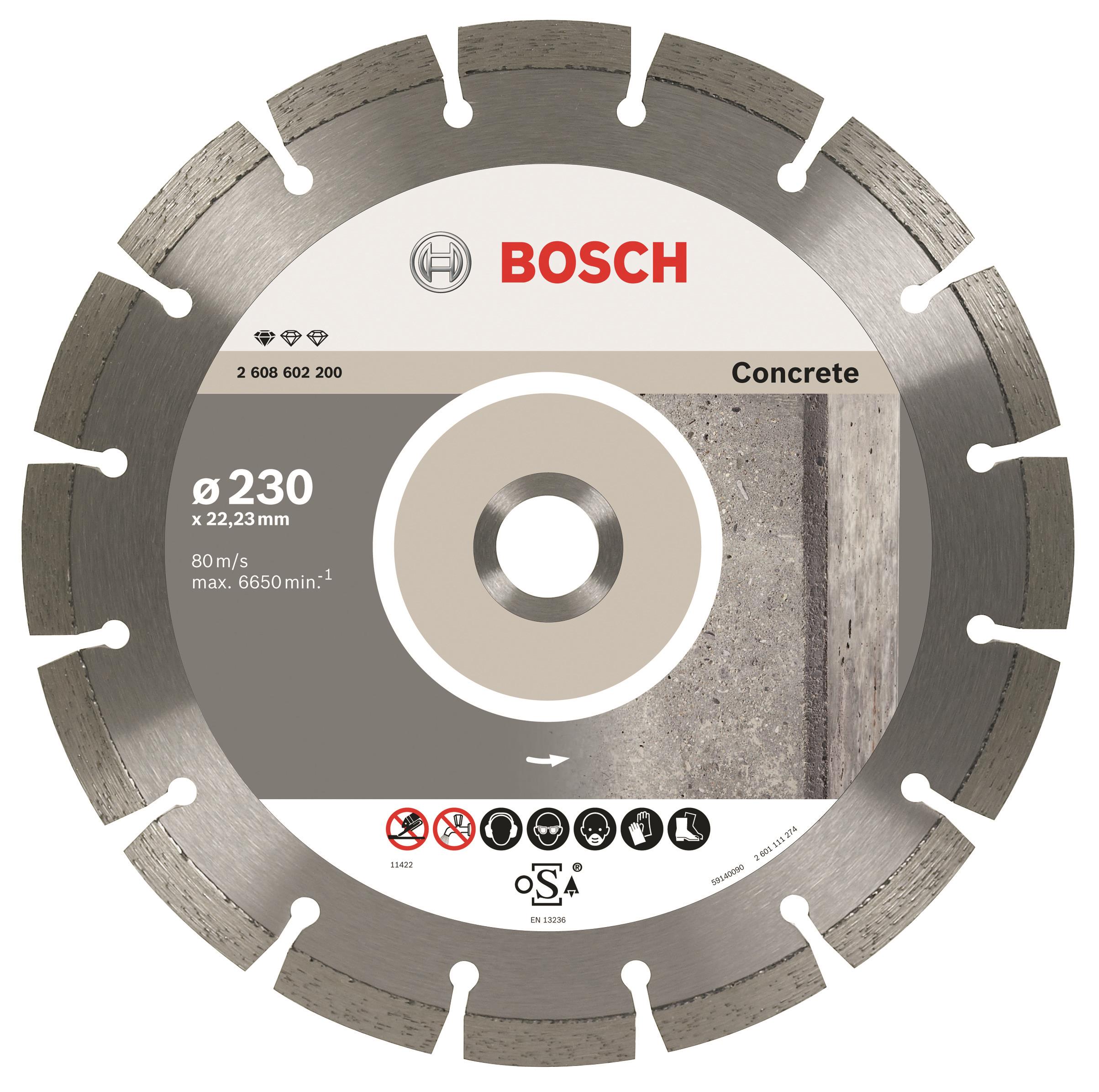 BOSCH Diamantový dělicí kotouč Standard for Concrete 230 x 22,23 x 2,3 x 10 mm 2.608.603.243