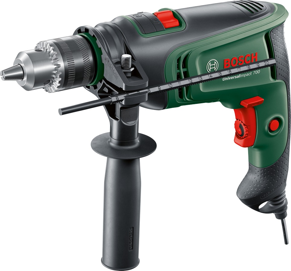 BOSCH Vrtačka elektrická UniversalImpact 700, kufr 0.603.313.300