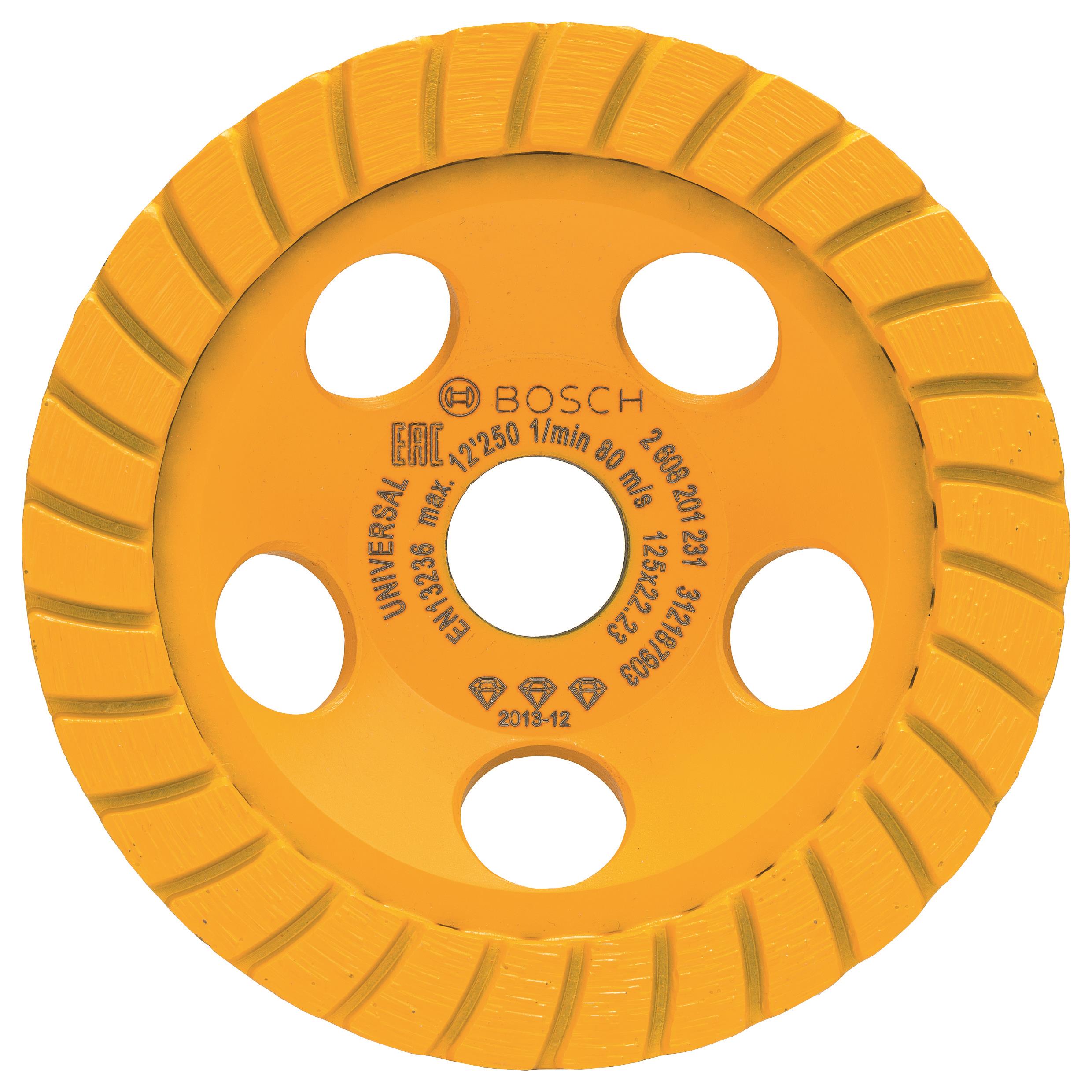 BOSCH Diamantový hrncový kotouč Best for Universal Turbo 125 x 22,23 x 5 mm 2.608.201.231