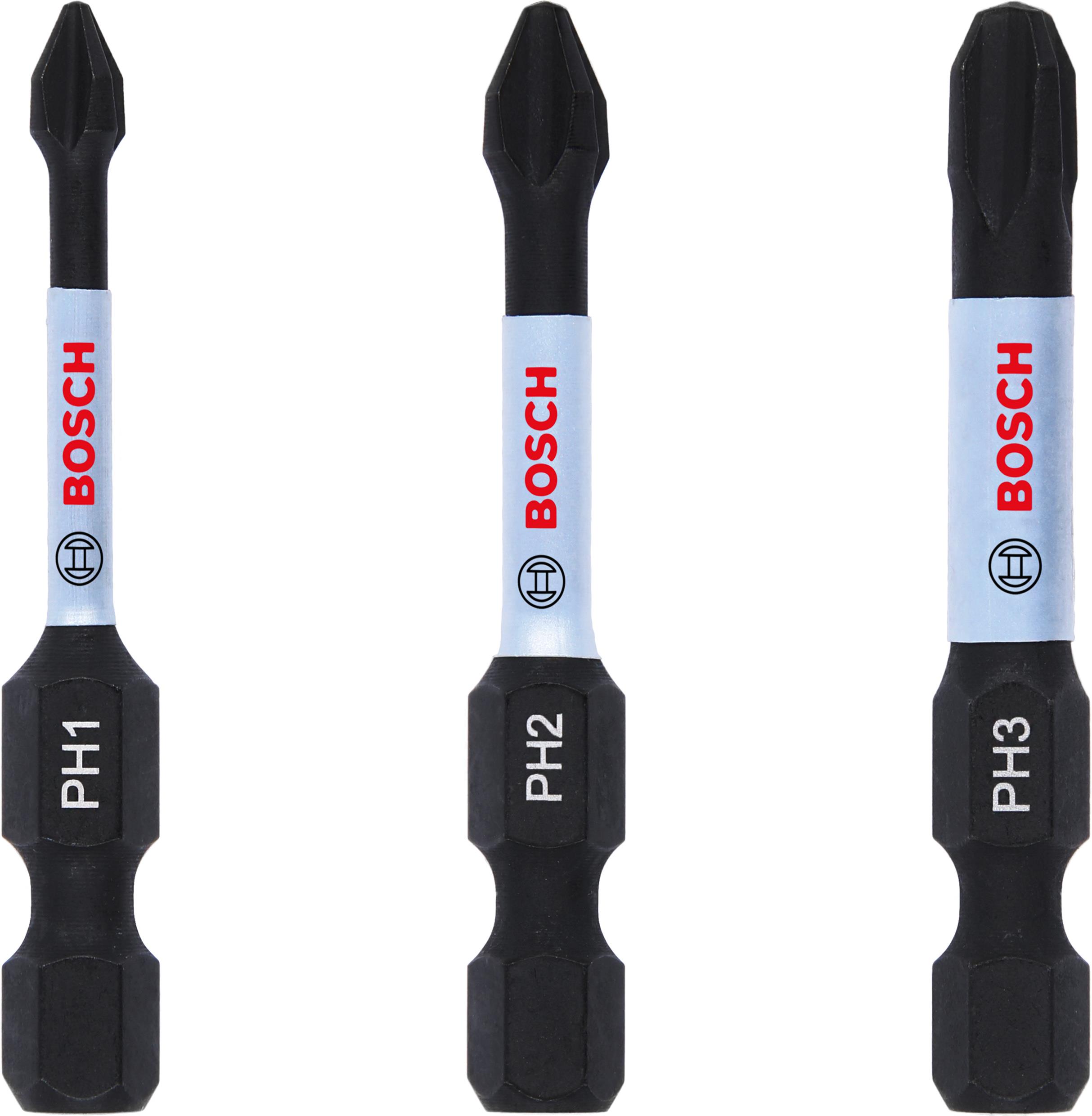 BOSCH Nástavce Impact Control PH Power Bit, 3 ks 2.608.522.491