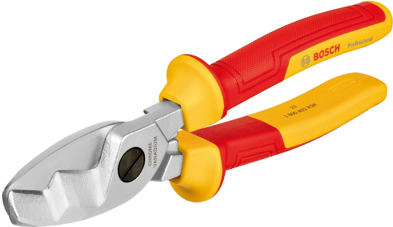BOSCH Professional Dílenské nůžky na kabely VDE 200 mm, 1.600.A02.NF4