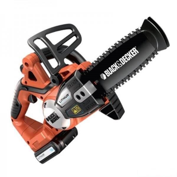 BLACK + DECKER Řetězová pila AKU 18V, délka lišty 20cm, Set (1 x 2,0Ah) Li-Ion