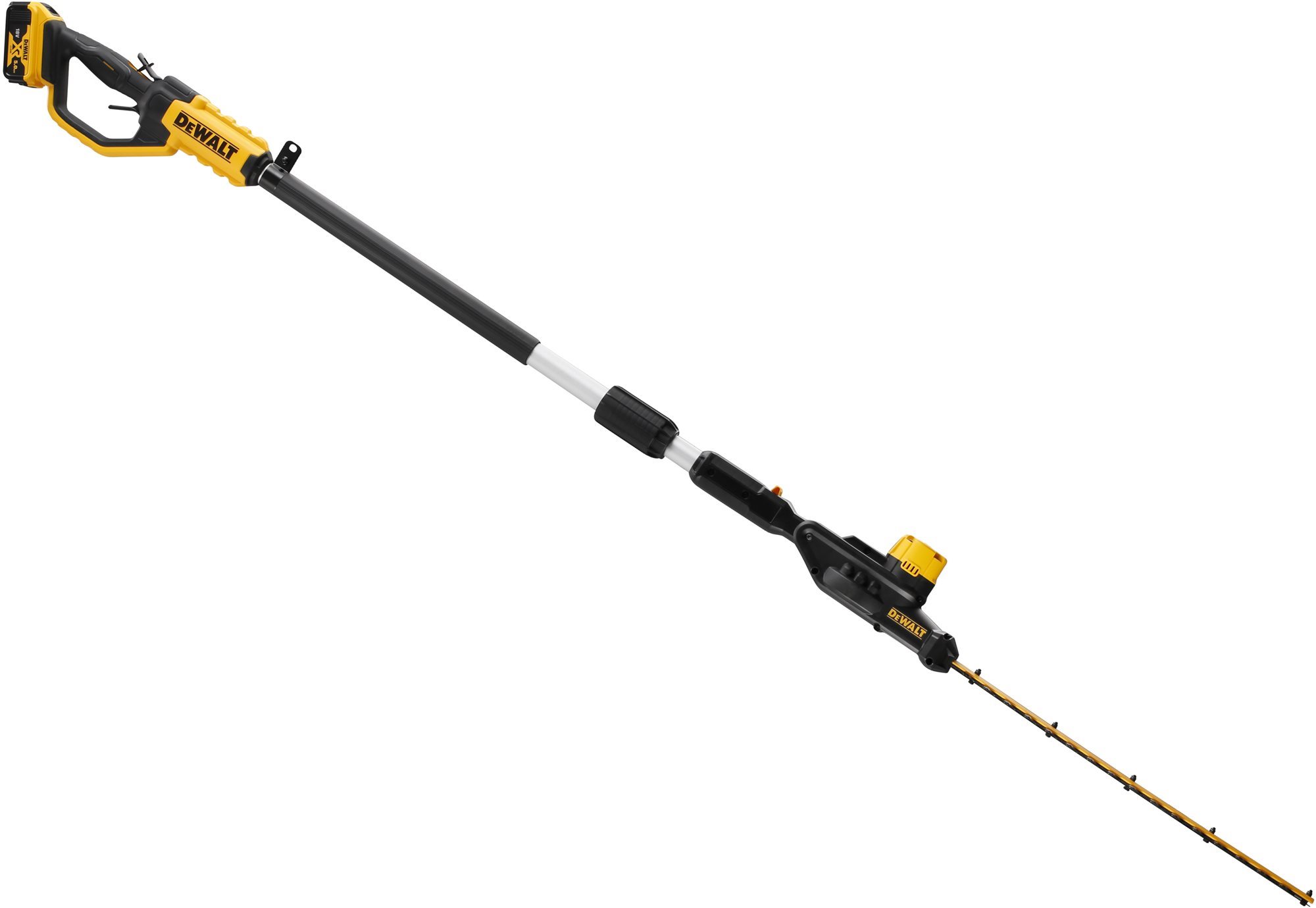 DEWALT Plotostřih teleskopický AKU 18V Set (1 × 5,0Ah)