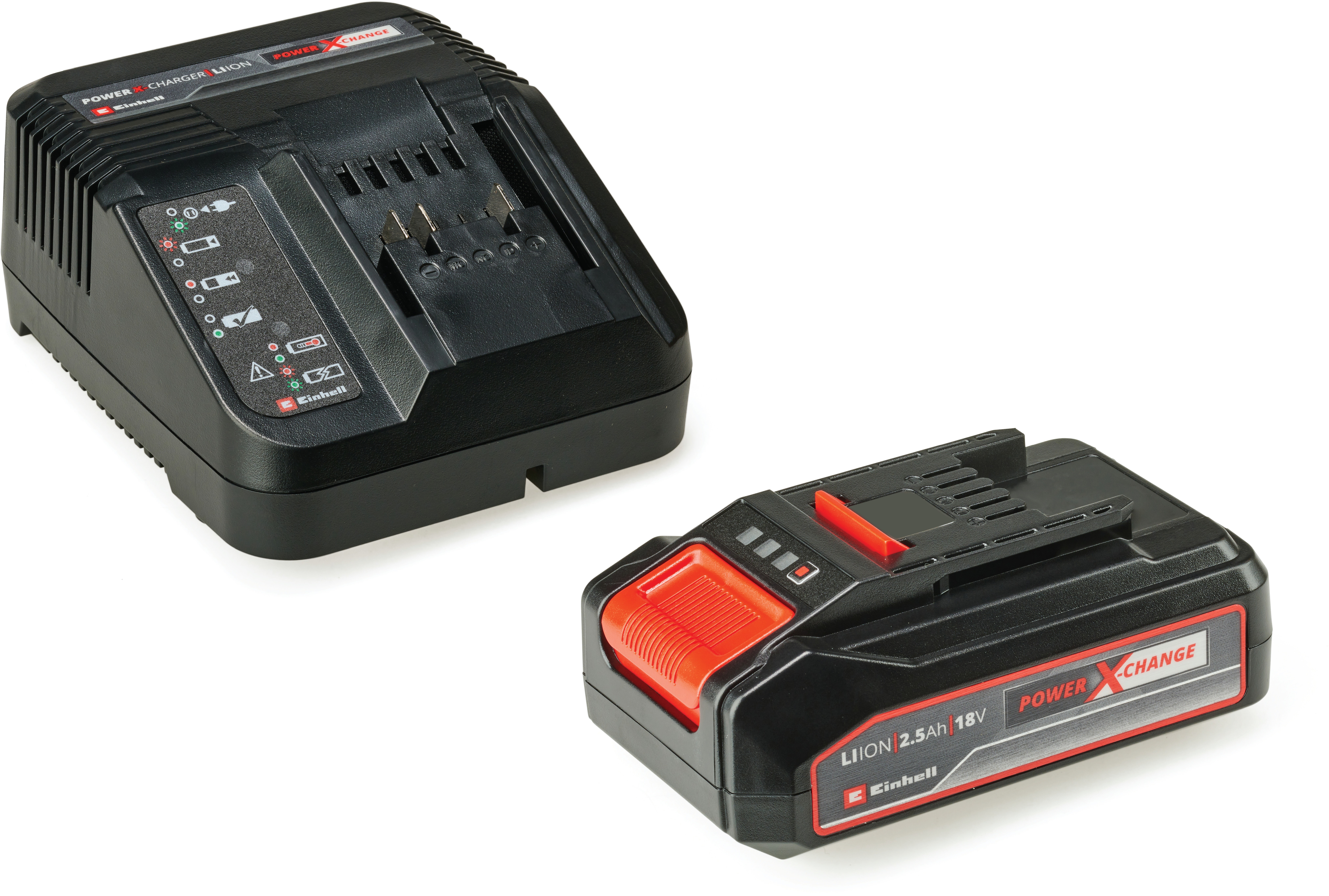 EINHELL Startovací sada Power X-Change 18 V (baterie 2,5 Ah + nabíječka), 4512097