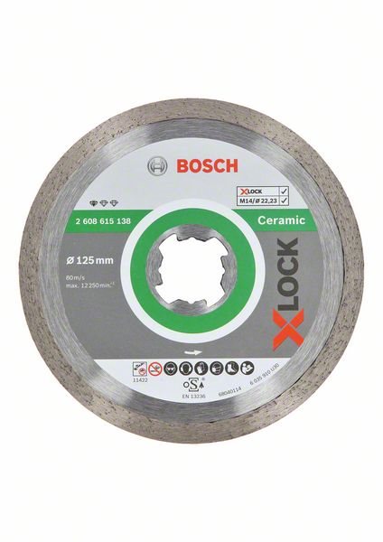 BOSCH X-LOCK Diamantový řezný kotouč Standard for Ceramic systému 2.608.615.138