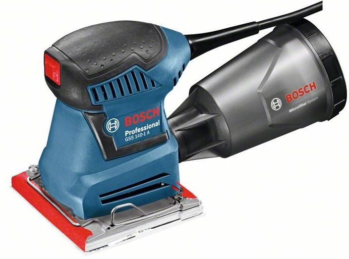 BOSCH Professional Vibrační bruska elektrická GSS 140-1 A 0.601.2A2.100